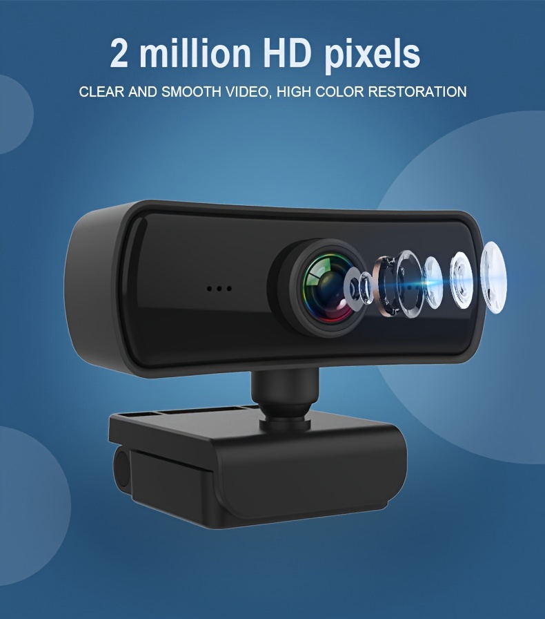 Webcam Hd CÃ¡mara Para Computadora De Escritorio Con MicrÃ³fono - Main Image