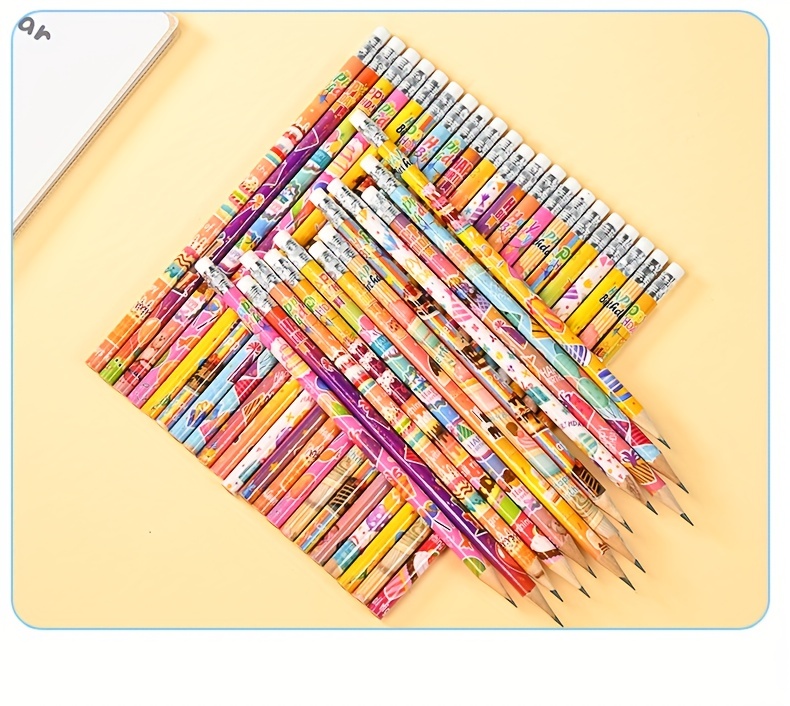 48 ​​pcs Birthday Party Pencils For Kids Fun Pencils Cute - Temu