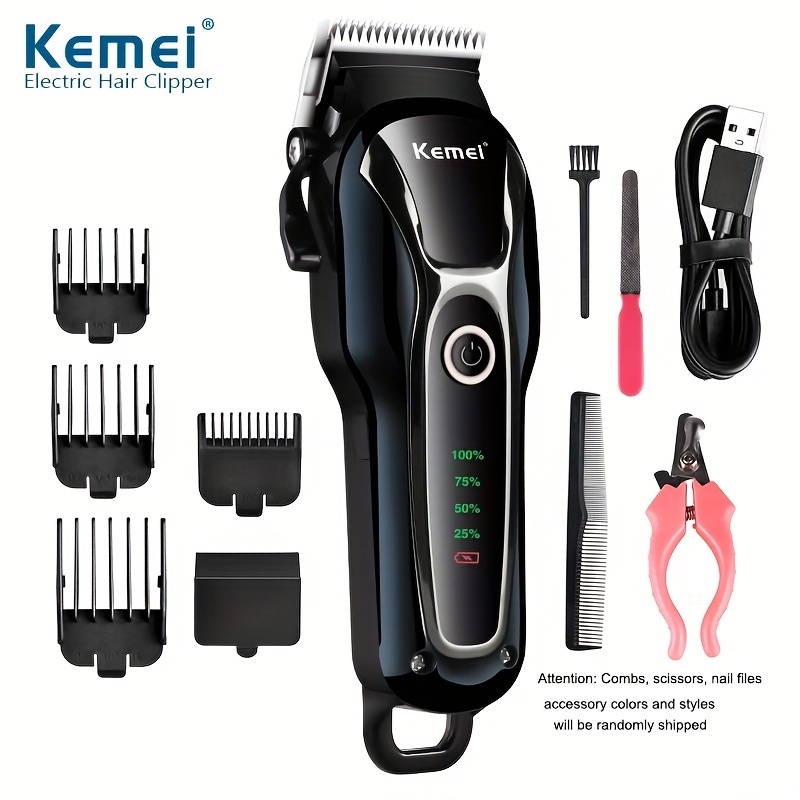 Rechargeable Professional Pet Hair Trimmer Powerful Grooming - Temu