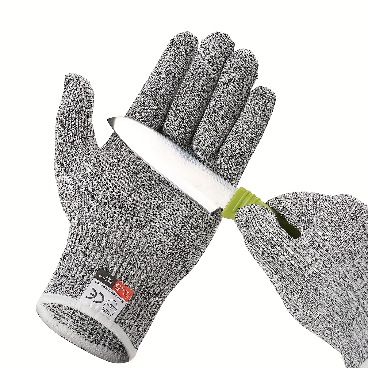 Cut Resistant Gloves with Level 5 High Performance Protection, Kitchen Work  Gloves, Mandolin, Fish Fillet, Meat Cutting and Carving 