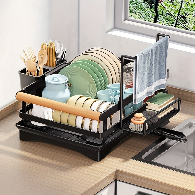 Japanese Style Tableware Storage Rack Dish And Bowl Drain - Temu