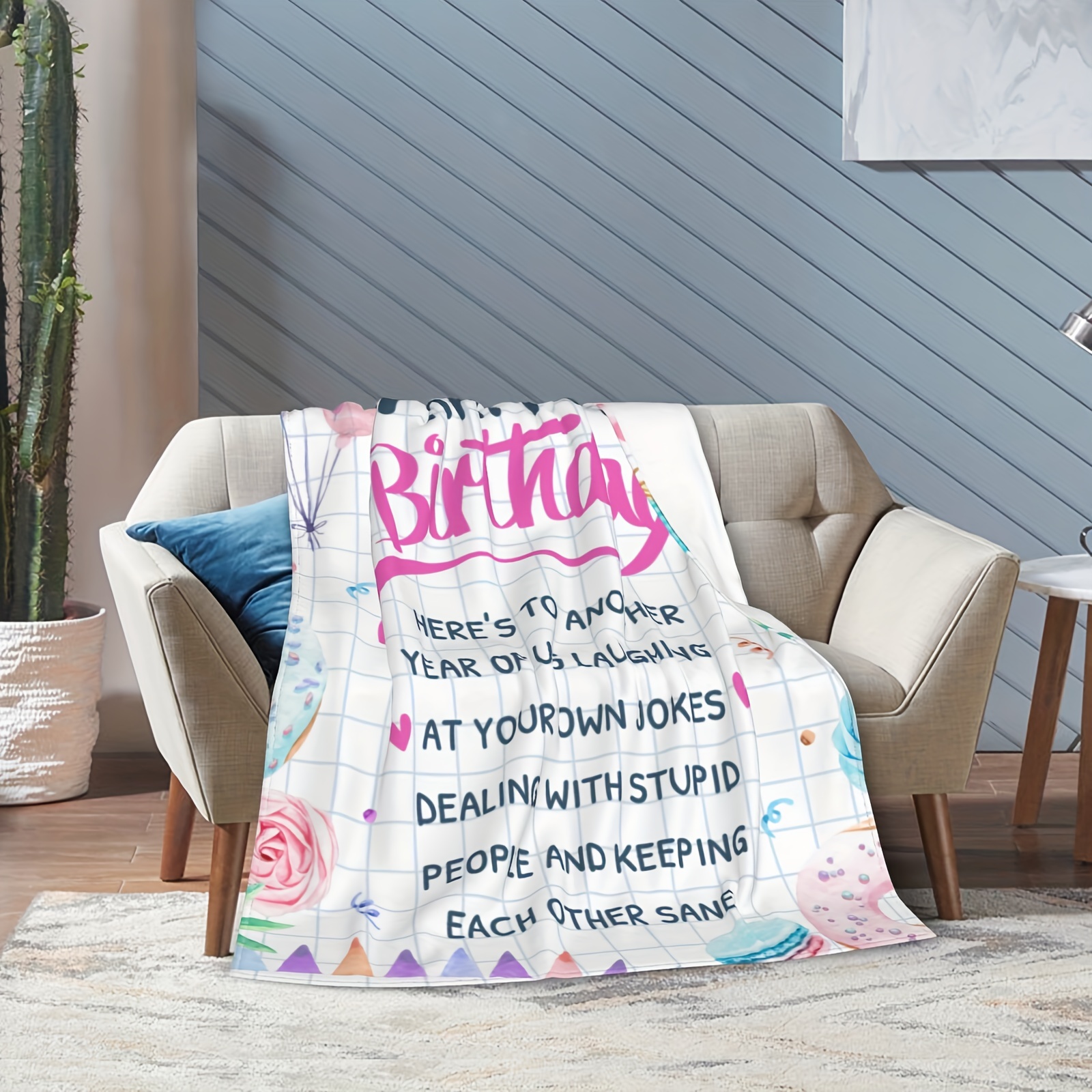 Birthday Gifts for Mom - Mothers Day Blanket for Mom,Gifts for Mom from Daughter,Mom Blankets from Daughter,Happy Birthday Gifts Ideas for Women,Happy