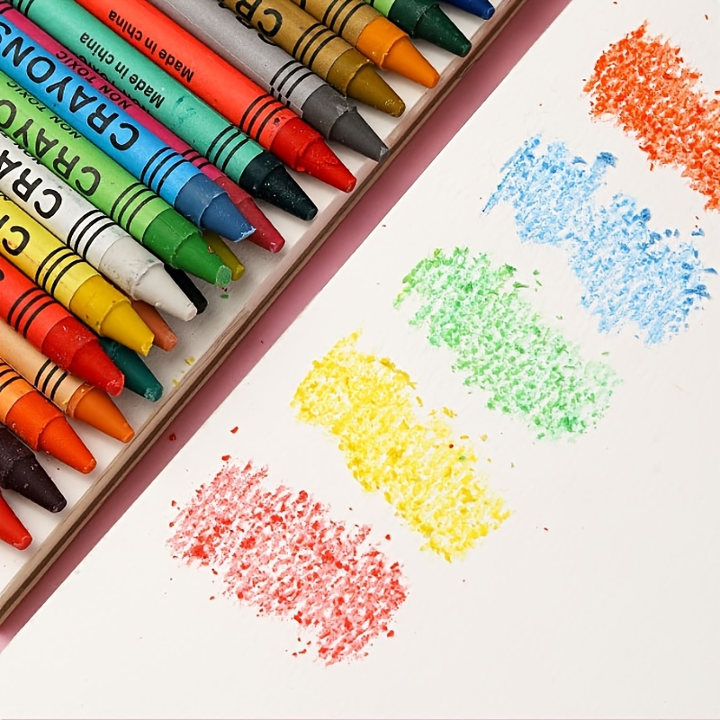 rainbow colors in order crayons