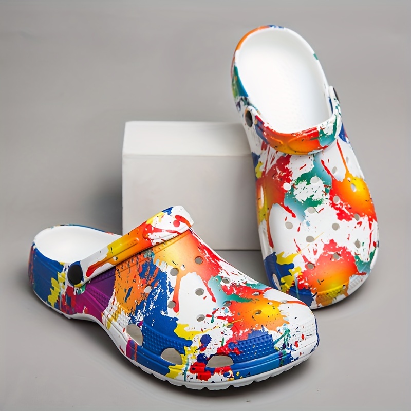 Louis Vuitton Funny Graffiti Style Lv Crocs - Discover Comfort And
