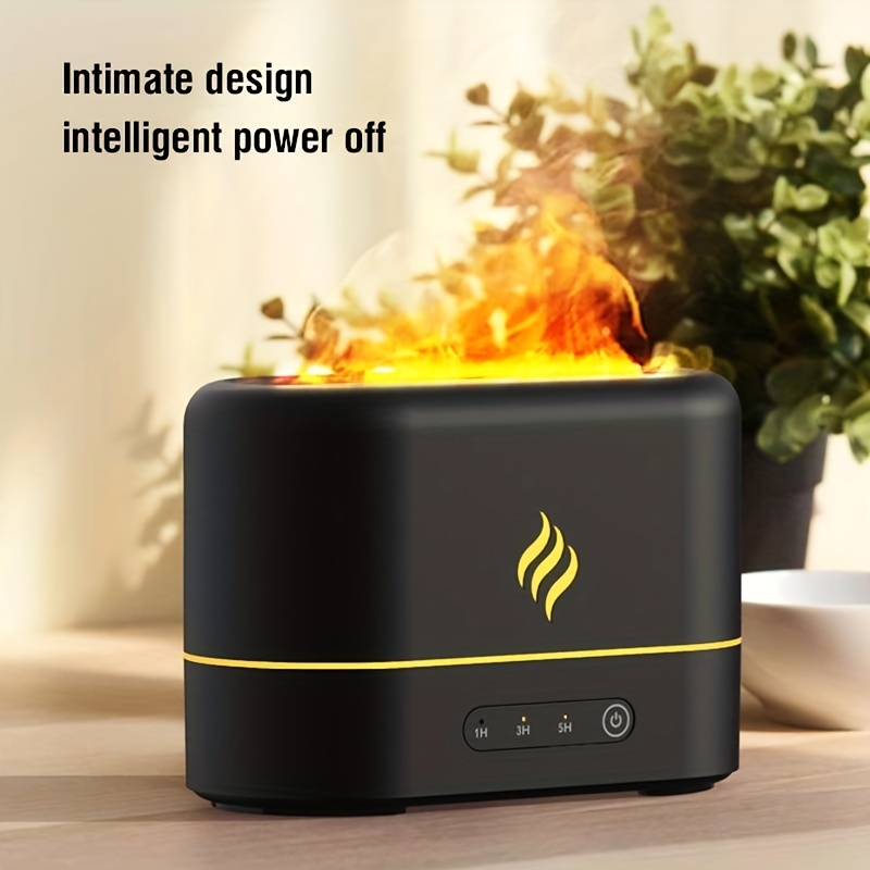 Dengmore Essential Oil Diffuser with Flame Light Simulated Volcano  Aromatherapy Mist Humidifier Remote Control Home Desktop Indoor Expanding  Flame Aromatherapy Machine 