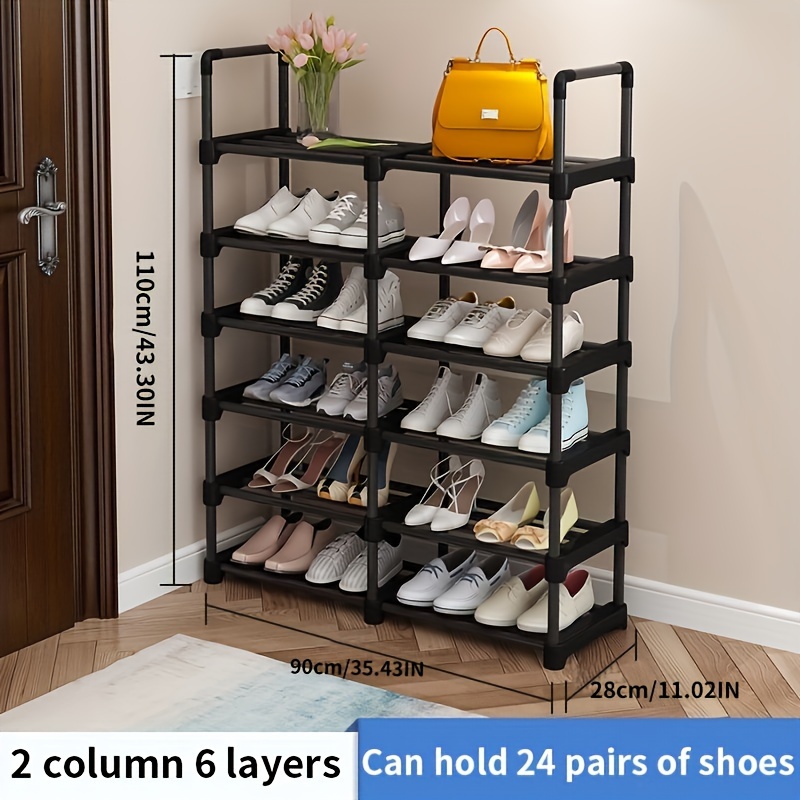 Simple Shoe Storage Rack, Household Multi-layer Shoe Rack, Bedroom Floor  Standing Storage Rack, Indoor Shoe Storage Supplies, Apartment Large  Capacity And Space Saving Shoe Storage Organizer - Temu