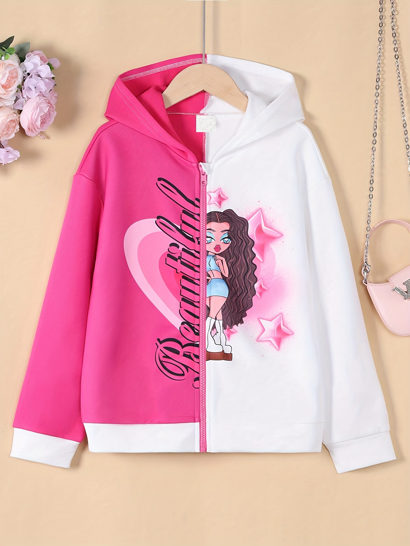 Stitch discount hoodie jacket