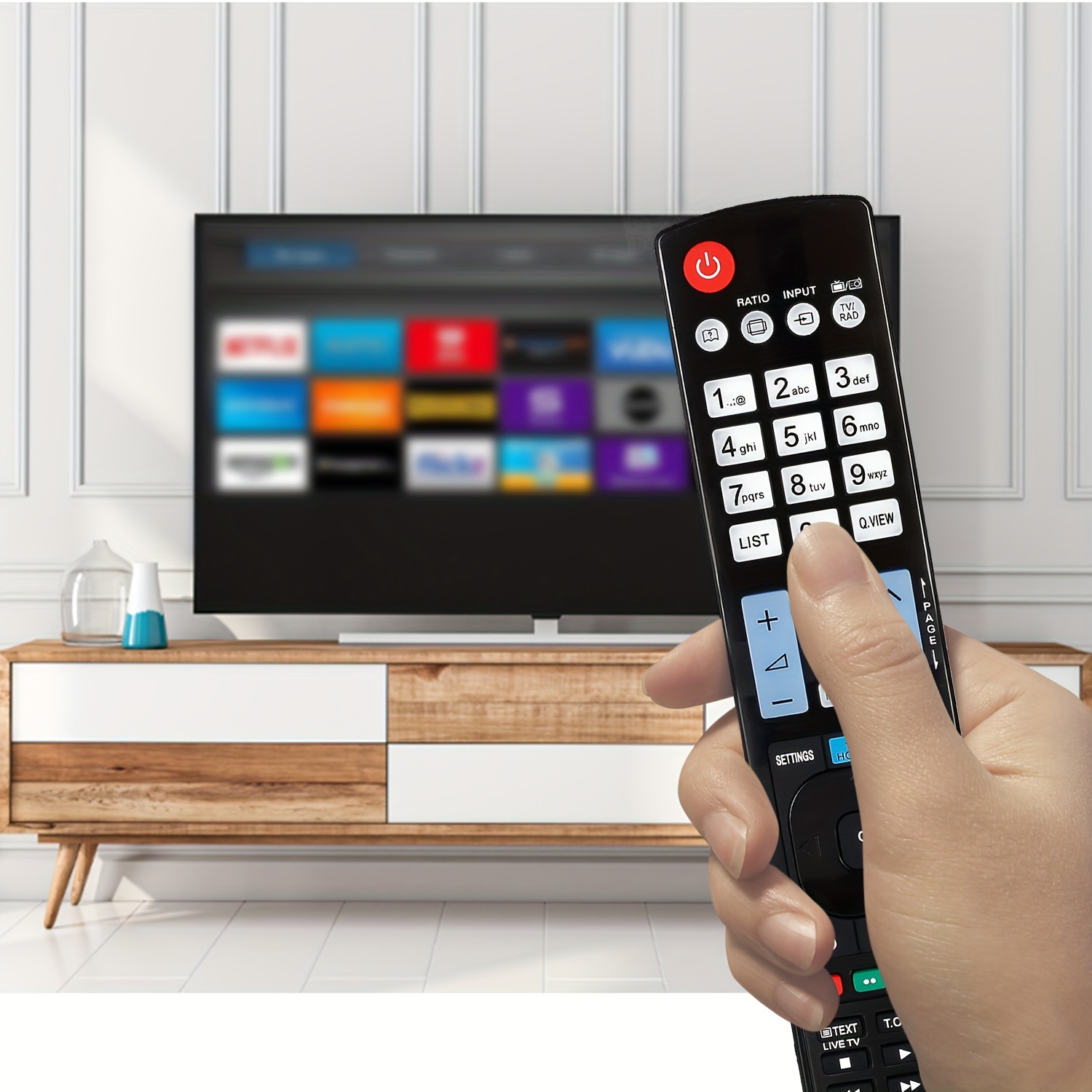  Mando a distancia universal para LG TV, compatible con todos  los modelos de LG Brand TV Remote AKB75375604 AKB75095307 AKB75675304  AKB74915305 AKB75095308 : Electrónica