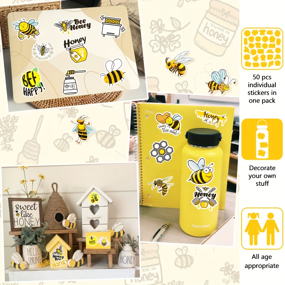 Cute Bee Stuff Sticker