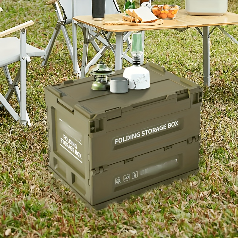 Faltbare Aufbewahrungsbox mit Deckel, zusammenklappbar, für Zuhause,  Klapptisch, Camping, Aufbewahrungsbox, Multifunktionsbox, Auto-Organizer
