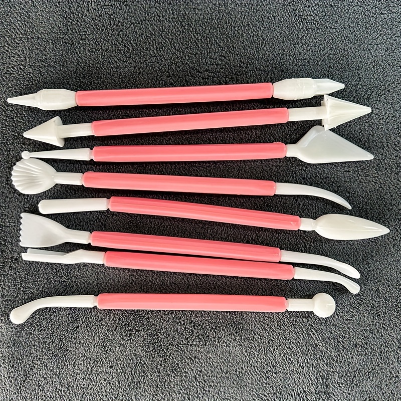 Wax Pottery Tool Wooden Pottery Clay Carving Tools Pottery Clay Sculpture  Carving Tool Set Sculpture Ceramic Tools Kit10pcswood Color