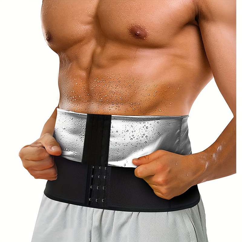Men Waist Trainer Body Shaper Tummy Control Belt Belly Fat Burner Slimming  Corset