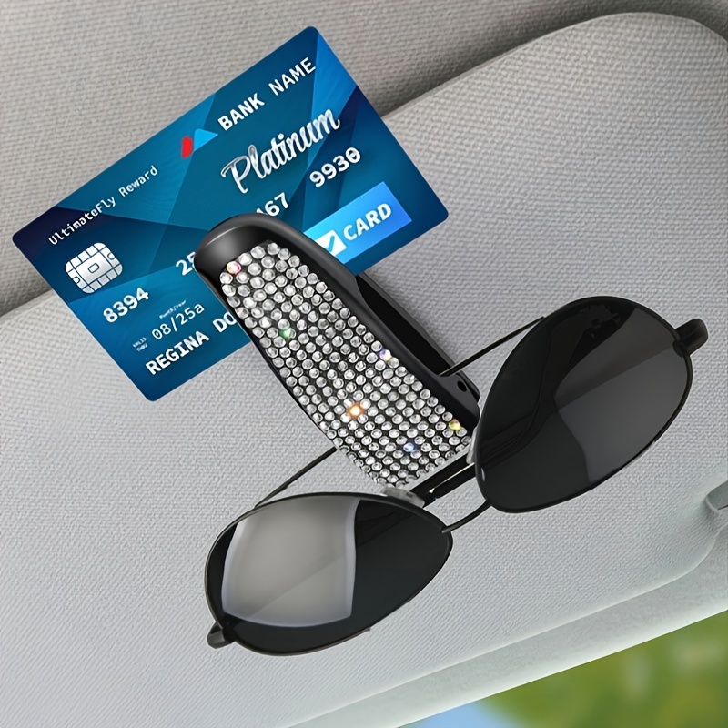 1 Stück Sonnenbrillenhalter Für Auto, Magnetischer  PU-Leder-Sonnenbrillenclip Für Auto-Sonnenblende, Brillenclip, Auto-Innenzubehör  - Temu Germany