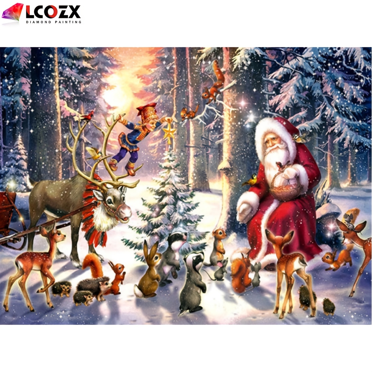 5d Diamond Painting Kits Adults Santa Claus Diamonds Art - Temu