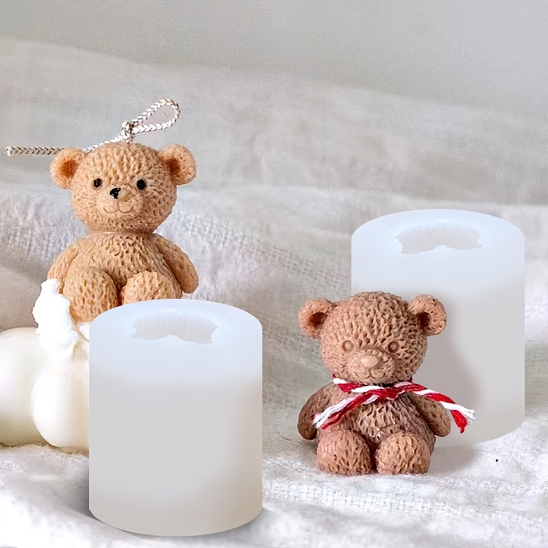 3d Bear Mold Bear Candle Mold Resin Casting Mold Soap Making - Temu
