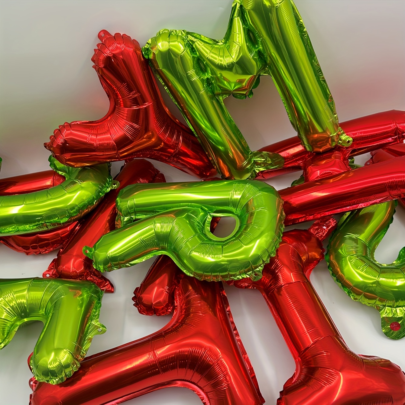 Green deals letter balloons