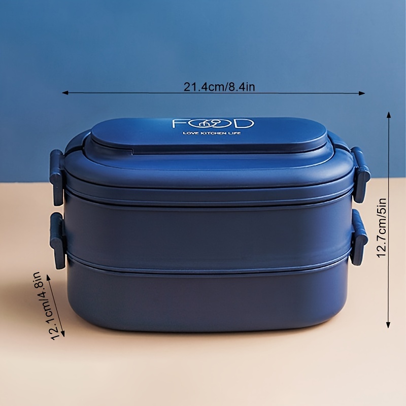 Portable Layered Lunch Box Microwave Lunch Box Portable Pot For Office  Workers Adult Lunch Box - Temu