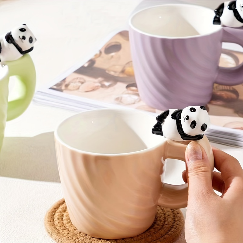 1 Tazza Simpatico Panda In Ceramica Regalo Natale Halloween - Temu Italy