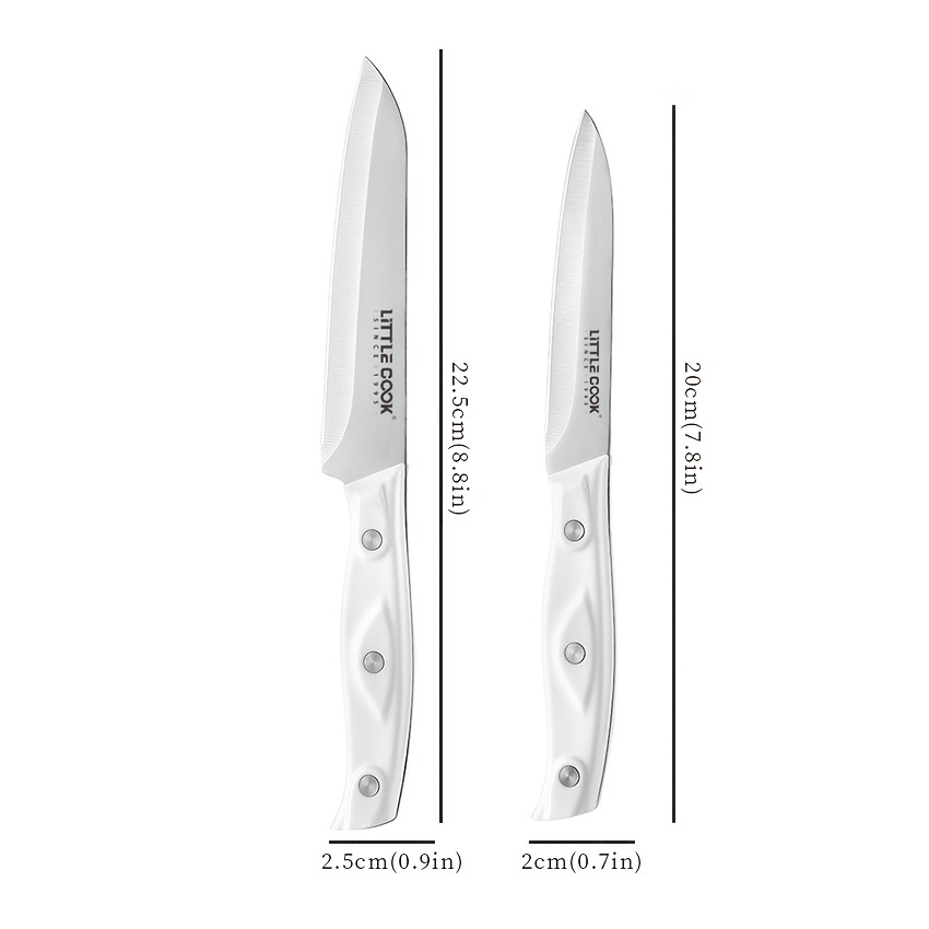 SMI –12 Pcs Paring Knife Set Vegetable Knife Serrated Fruit Knife Solingen  Knife Made in Germany
