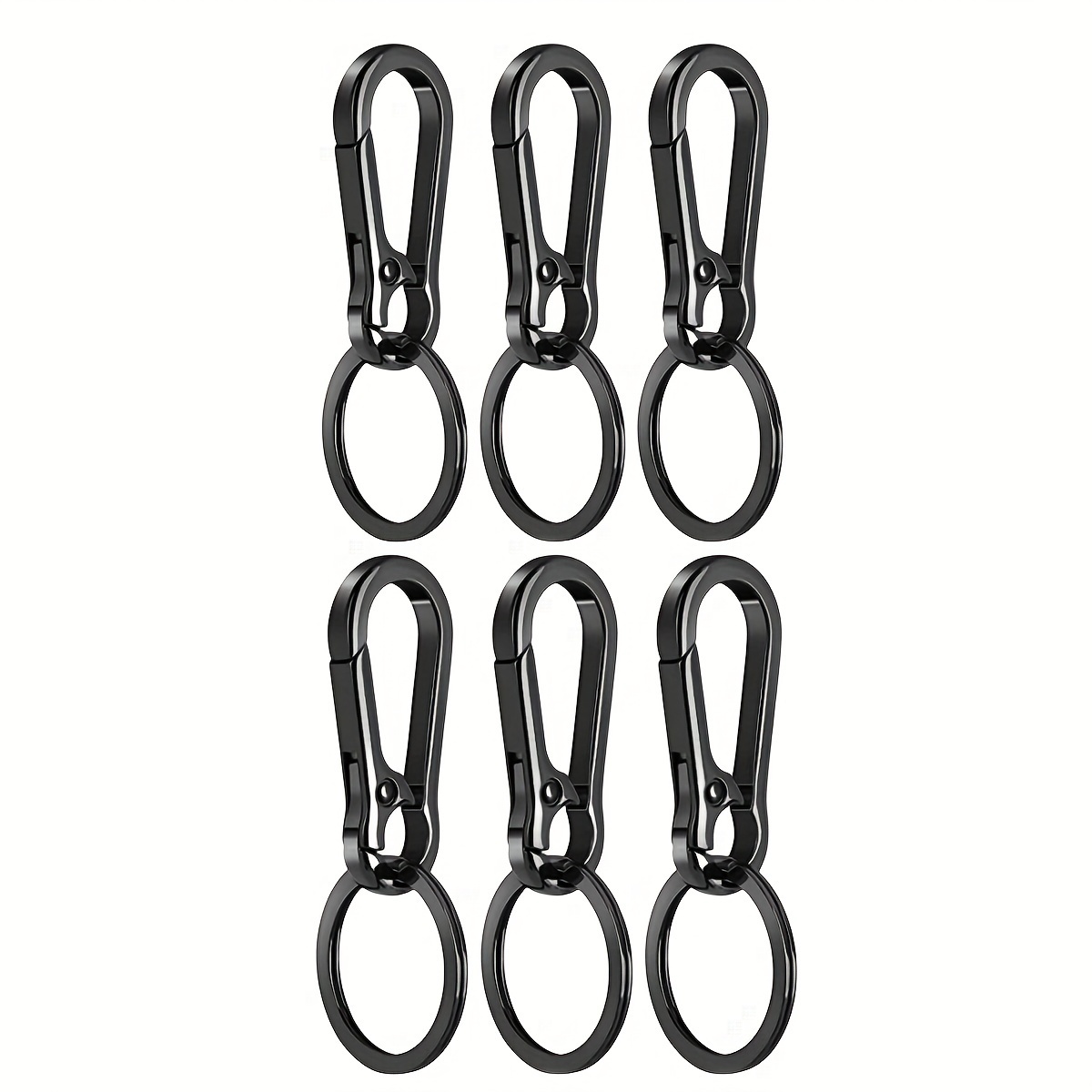 1pc, Durable and Stylish Keychain Keyring, Strong Carabiner Key Chain Buckle for Outdoor Camping Hiking,Temu