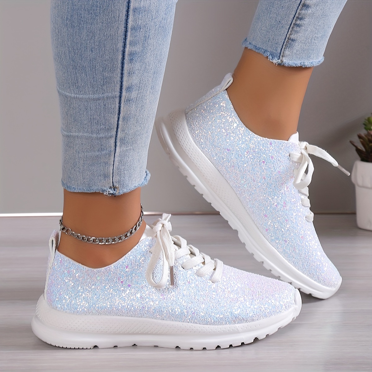 Glitter Trainers & Heels, Sparkly Sandals & Glitter Shoes