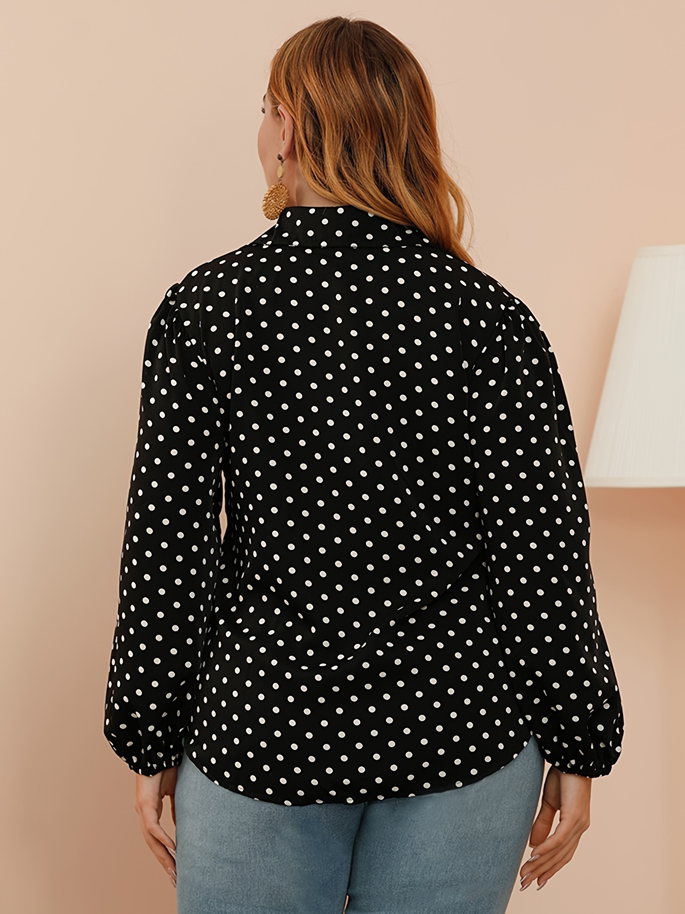 YOURS Curve Plus Size White Polka Dot Print Short Sleeve Blouse