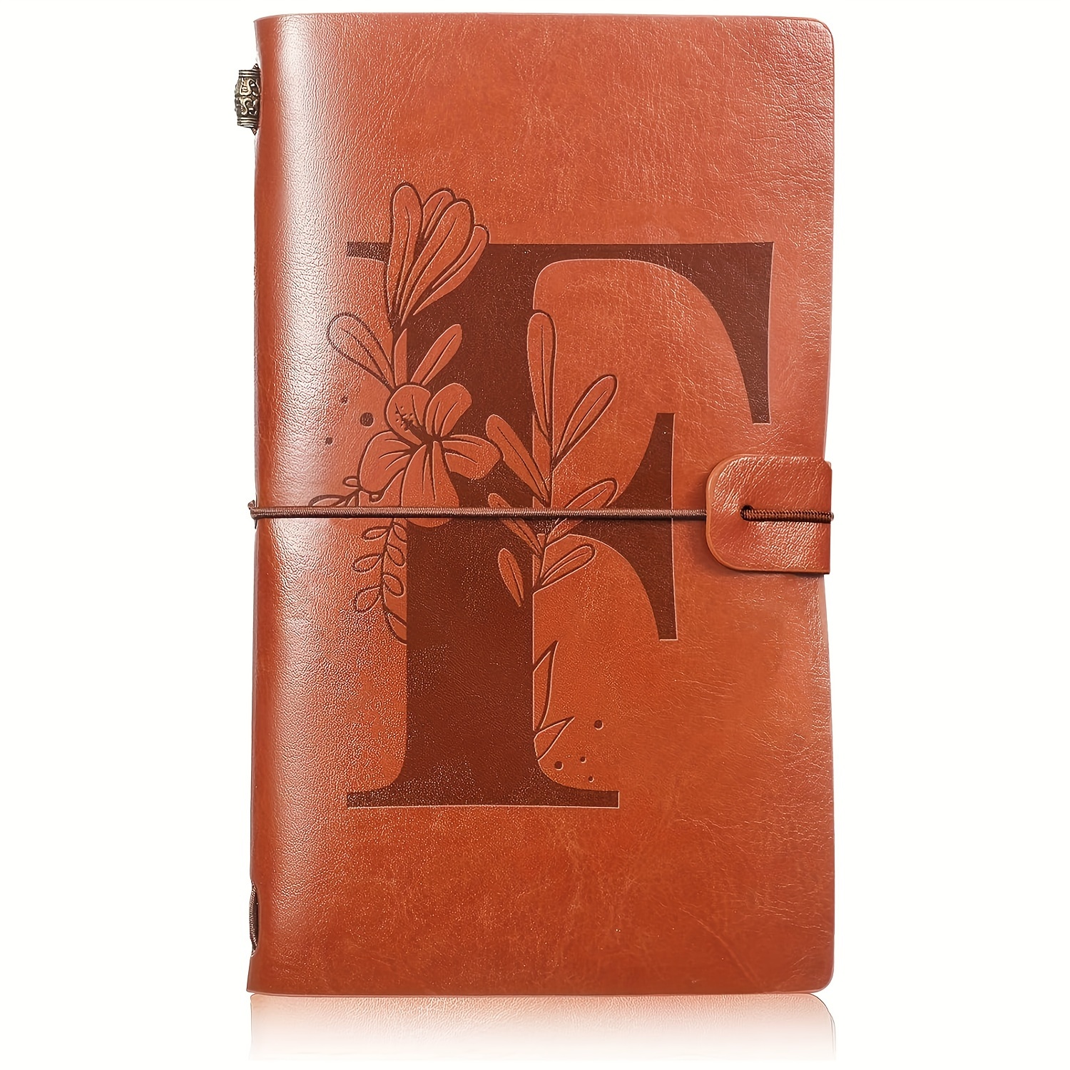 Carnet de notes en cuir personnalisé rechargeable, couverture de