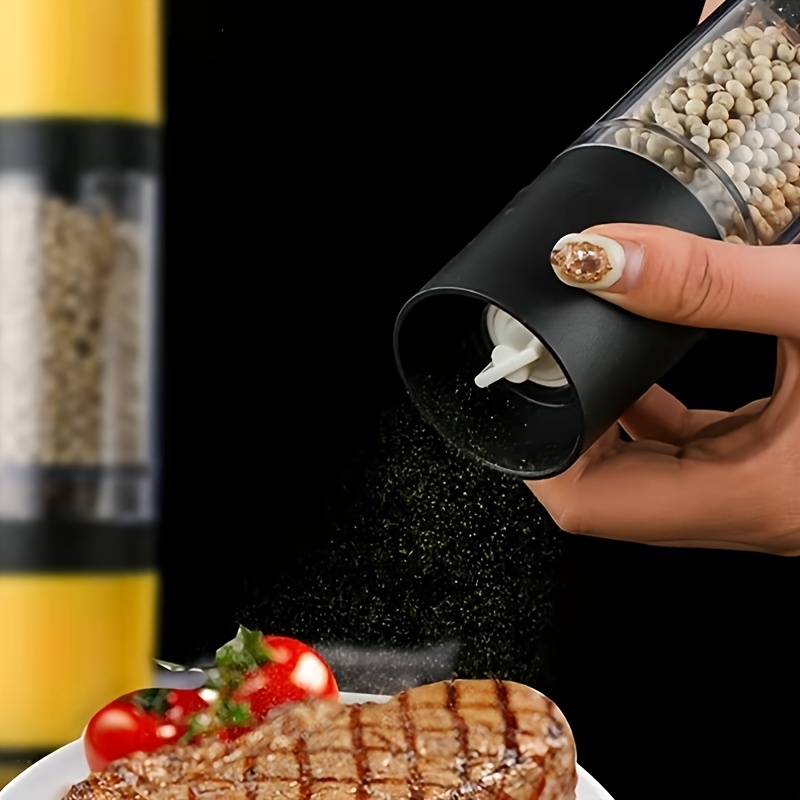 Peper Grinder, Electric Salt Grinder, Pepper Grinder Set, Automatic Salt  Mill Grinder With Adjustable Coarseness Kitchen Tool, Multifunctional Seasoning  Grinder With Led Light, Kitchen Stuff, Kitchen Gadgets - Temu