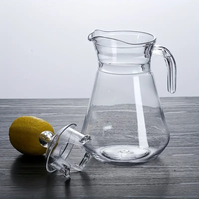 Clear Pitcher With Lid Heavy Duty Acrylic Water Pitcher - Temu