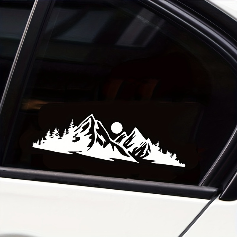 Sunrise Mountain Vehicle Decals Adhesive Vinyl Stickers Sticky Label