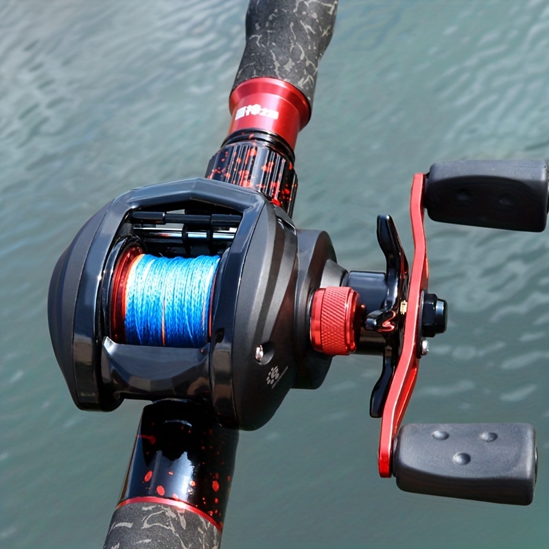 Spincast Reel Lure Fishing Baitcasting Ergonomic 7.1:1 Gear - Temu