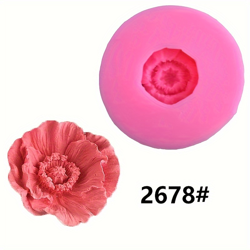 Food Grade Rose Flower Silicone Mold DIY Handmade