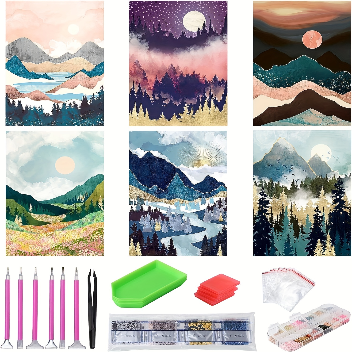 Nature's Retreat: 5D Diamond Art Camping Rules Kit - DIY Paint by Number  for Adults - Full Round Drill - Home Recreation & Wall Decoration - 12x16  inch