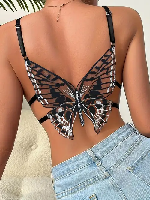 Comfortable Stylish fashion sexy butterfly bra Deals 