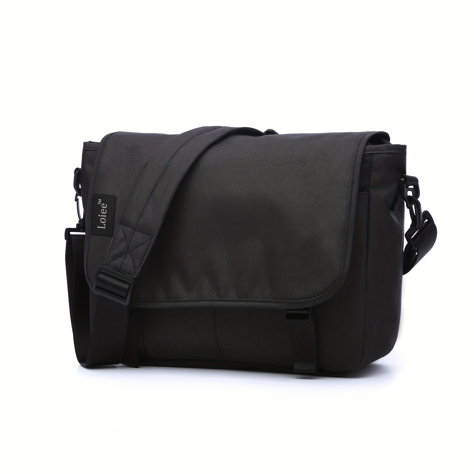 Buy Black Flap Envelop Bag with Adjustable Strap, Large Capacity, Waterproof Material at Our Store