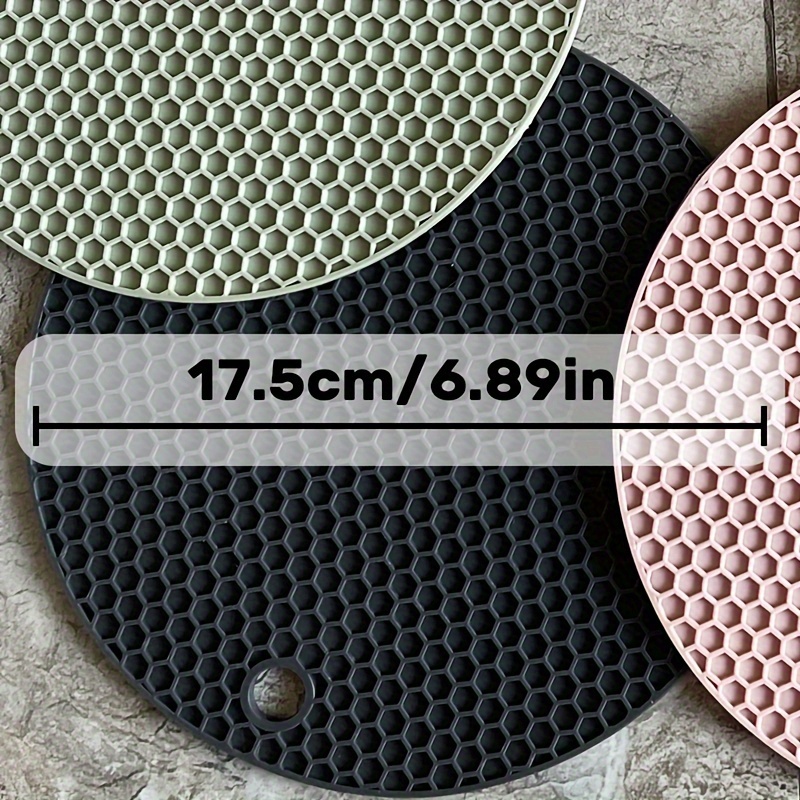 Round Placemats Silicone Trivets Mat For Hot Pots And Pans - Temu