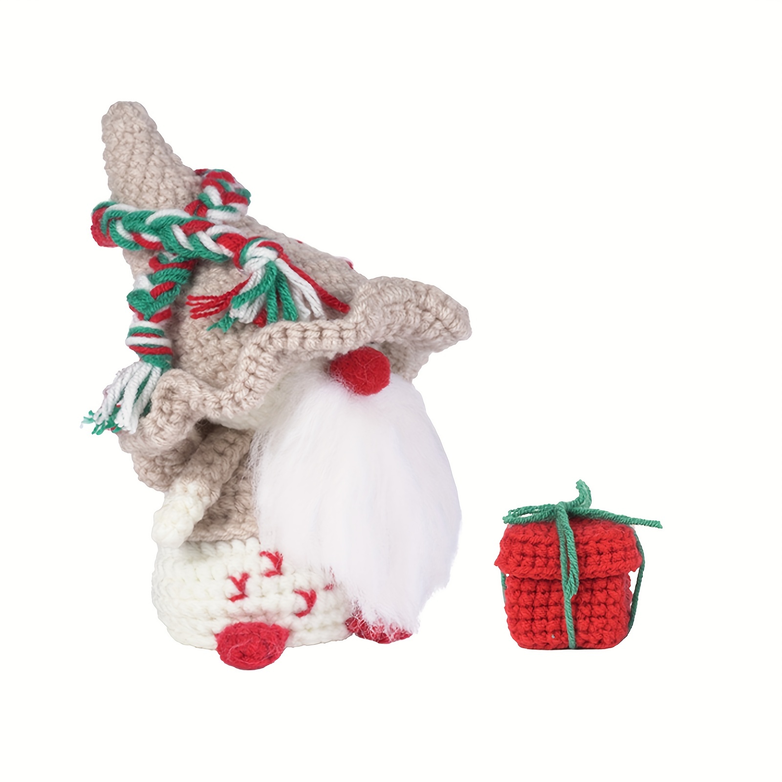 Christmas Crochet Kits for Adults, Beginner Crochet Kits, Snowman, Reindeer  and Gnome Amigurumi DIY Craft Kits 