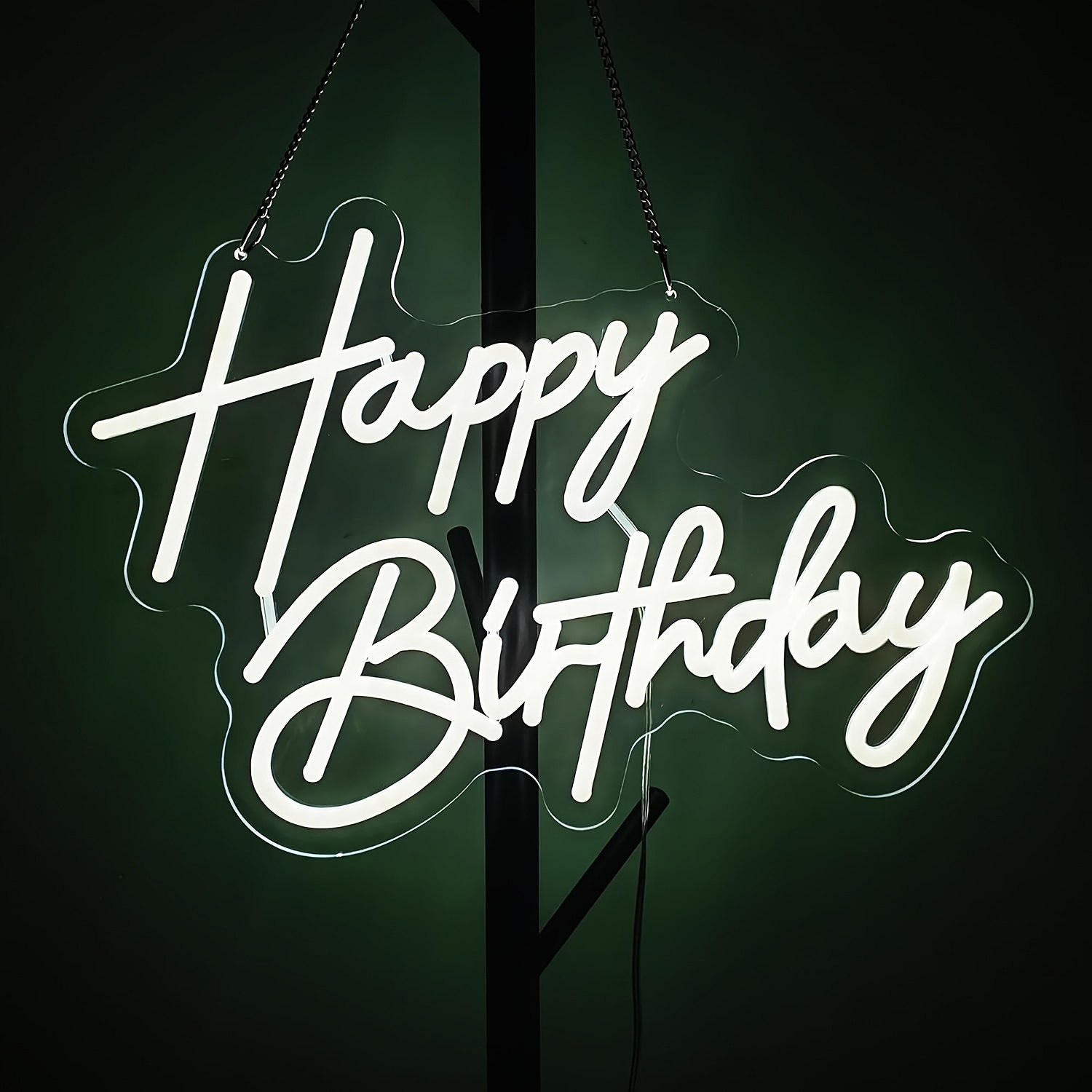 Happy birthday neon joyeux anniversaire néon néon LED alimenté par