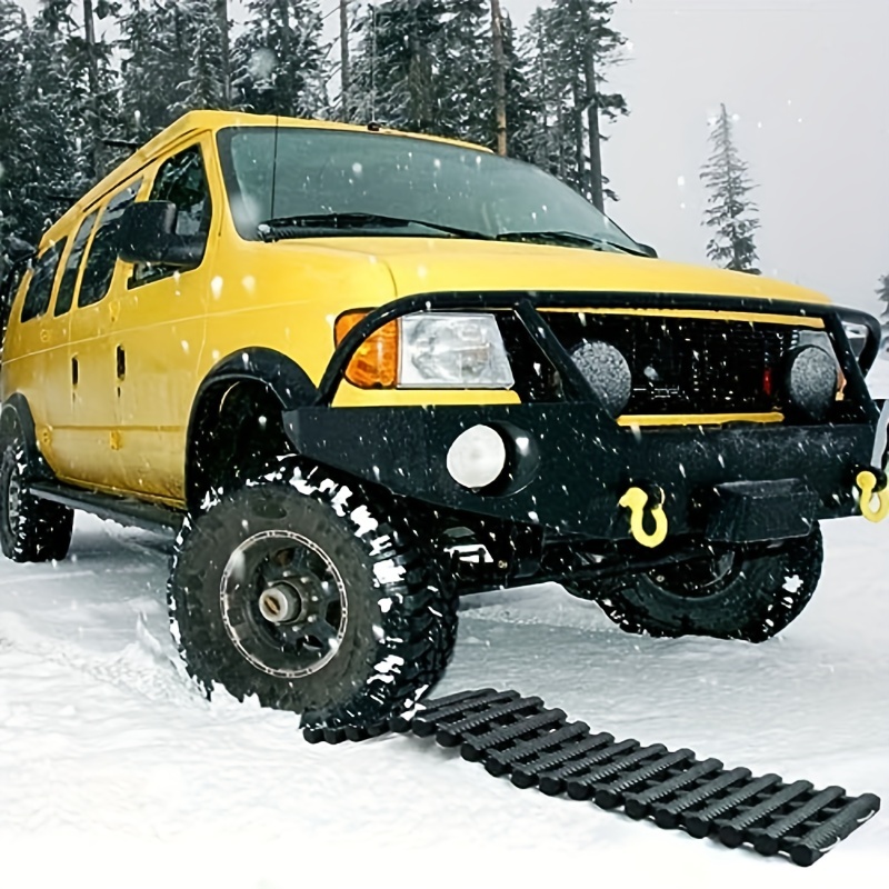 Cadenas de nieve para automóvil, cadenas de neumáticos mejoradas,  resistentes, gruesas, ajustables, de tracción de emergencia, fácil agarre  para