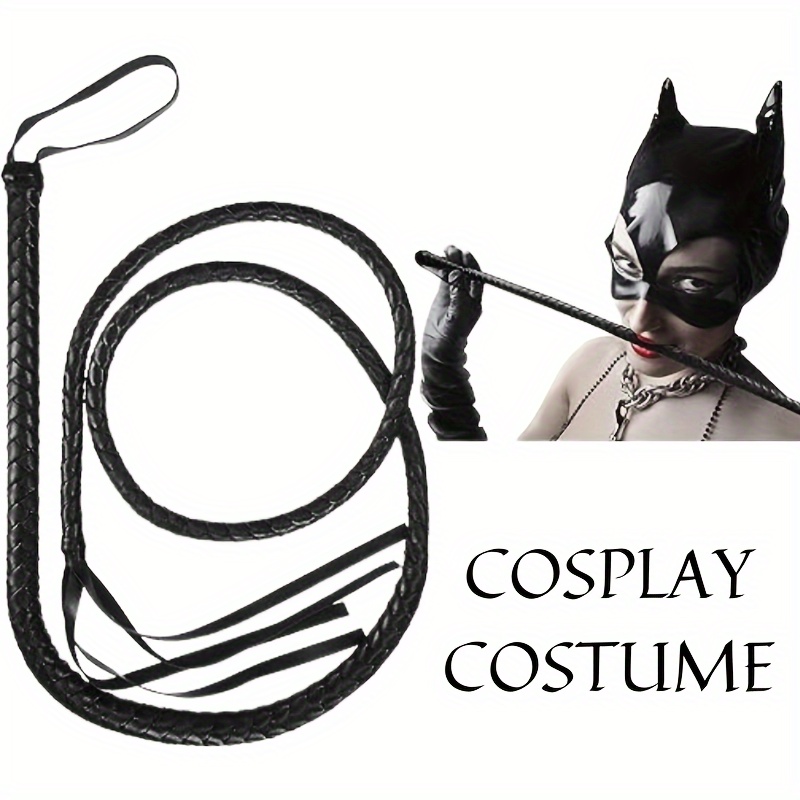 Long Horse Whip Thickened PU Leather for Equestrian Training