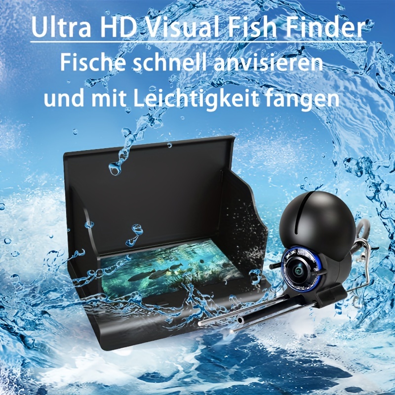 Visible Fish Finder Full View Display Camera 12 Infrared - Temu