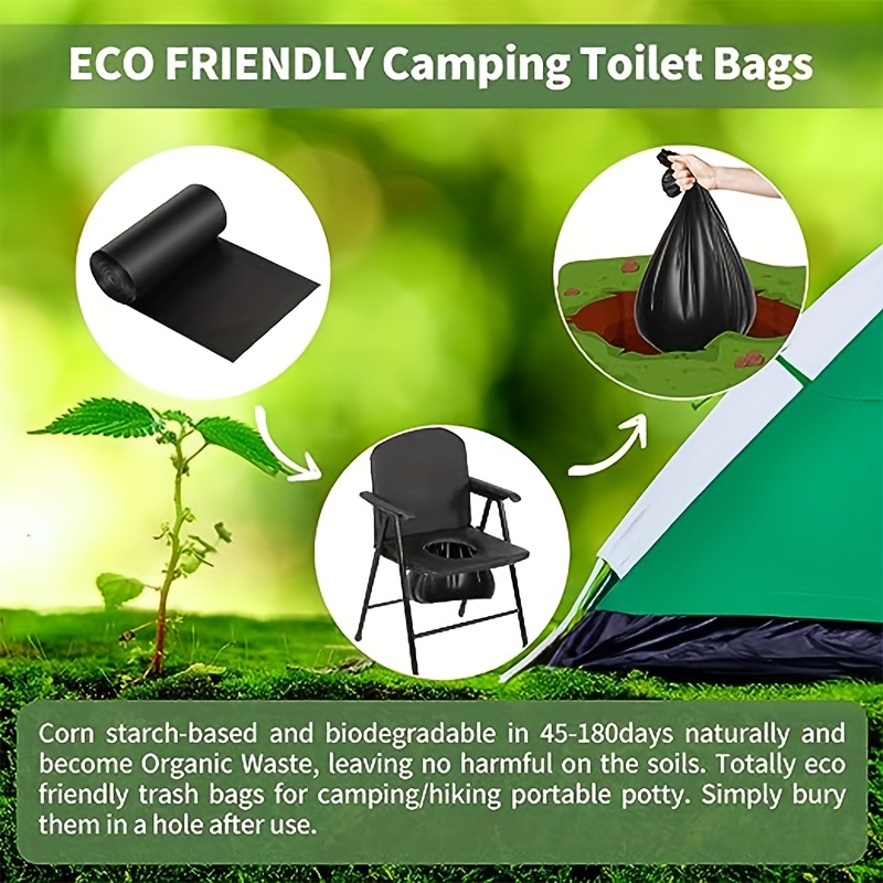 8 Gallon Disposable Household Garbage Bag, Thickened Biodegradable Garbage  Bag, Outdoor Camping Foldable Toilet Waste Bag, Toilet Urinal Dirt Storage  Bag, Trash Bag, Cleaning Supplies, Household Gadgets - Temu