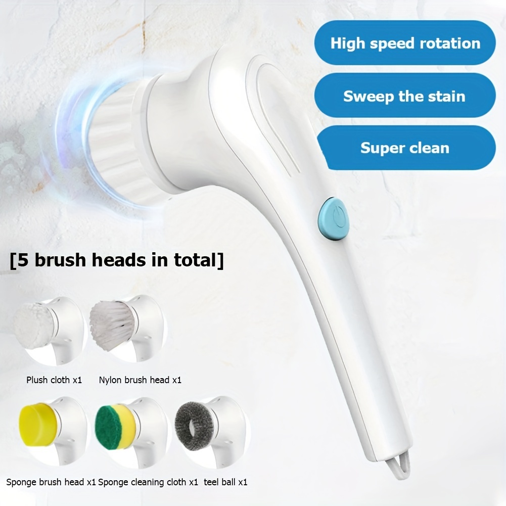 1 Magic Brush Handheld Wireless Electric Cleaning Brush - Temu