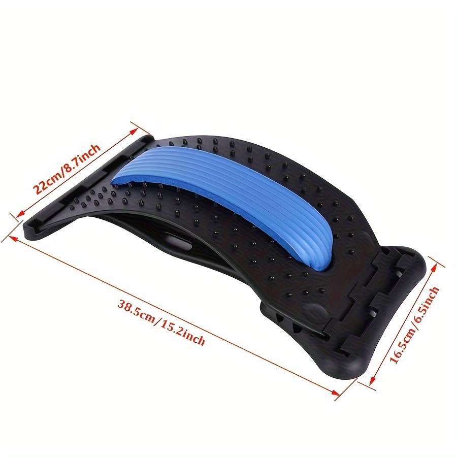 Adjustable Back Massage Stretcher, Lumbar Back Pain Relief Device
