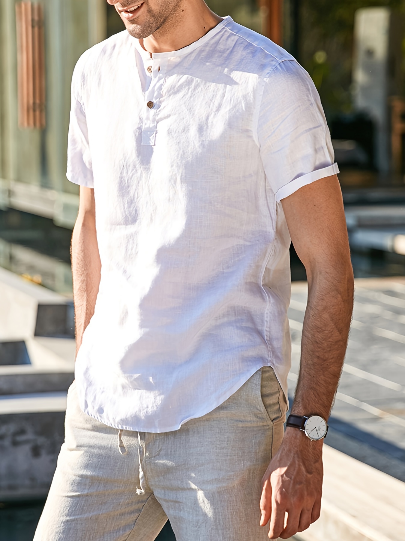 Ropa Hombre Marca Camiseta de algodón Informal de Moda de Verano