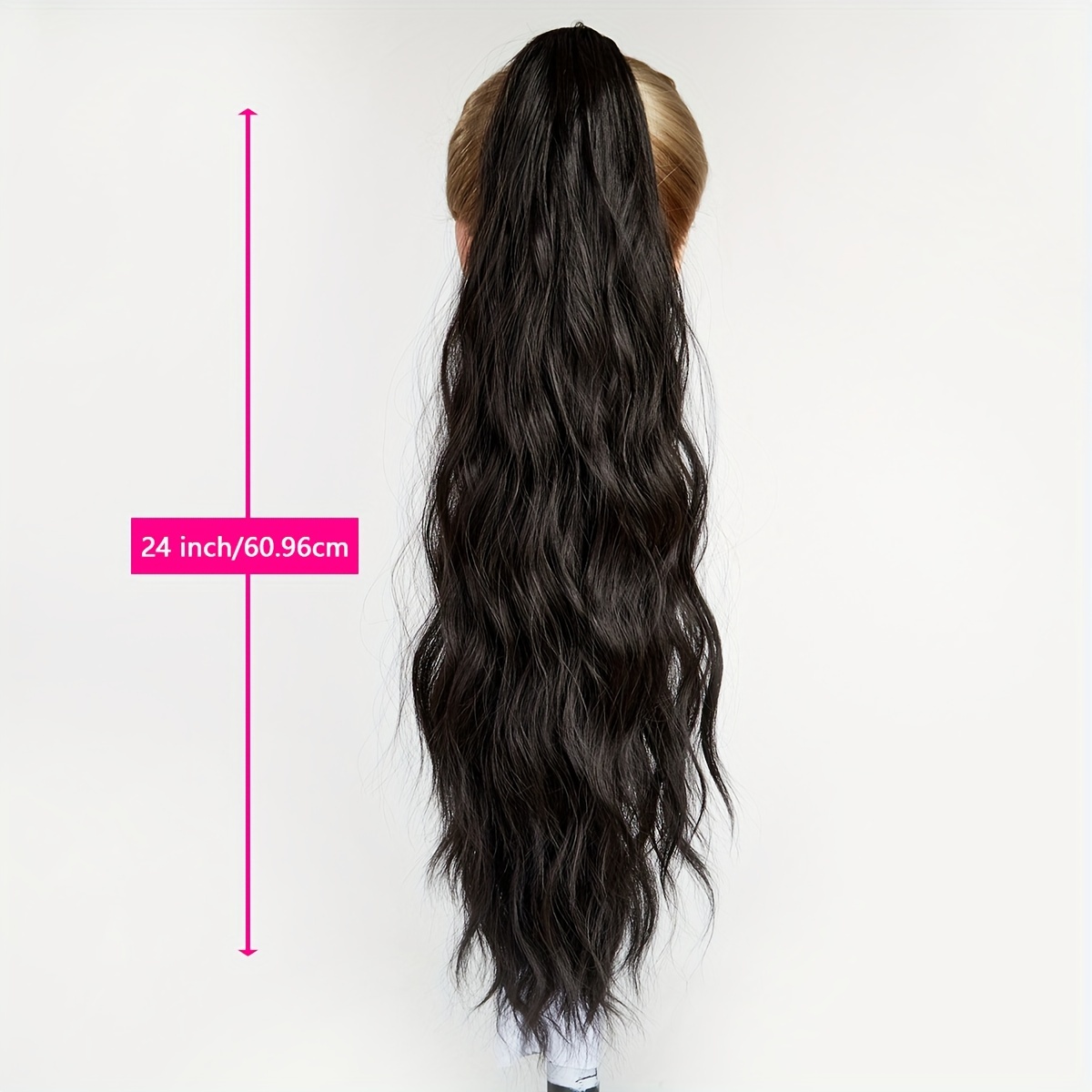Black Long Pigtail Hair Extensions