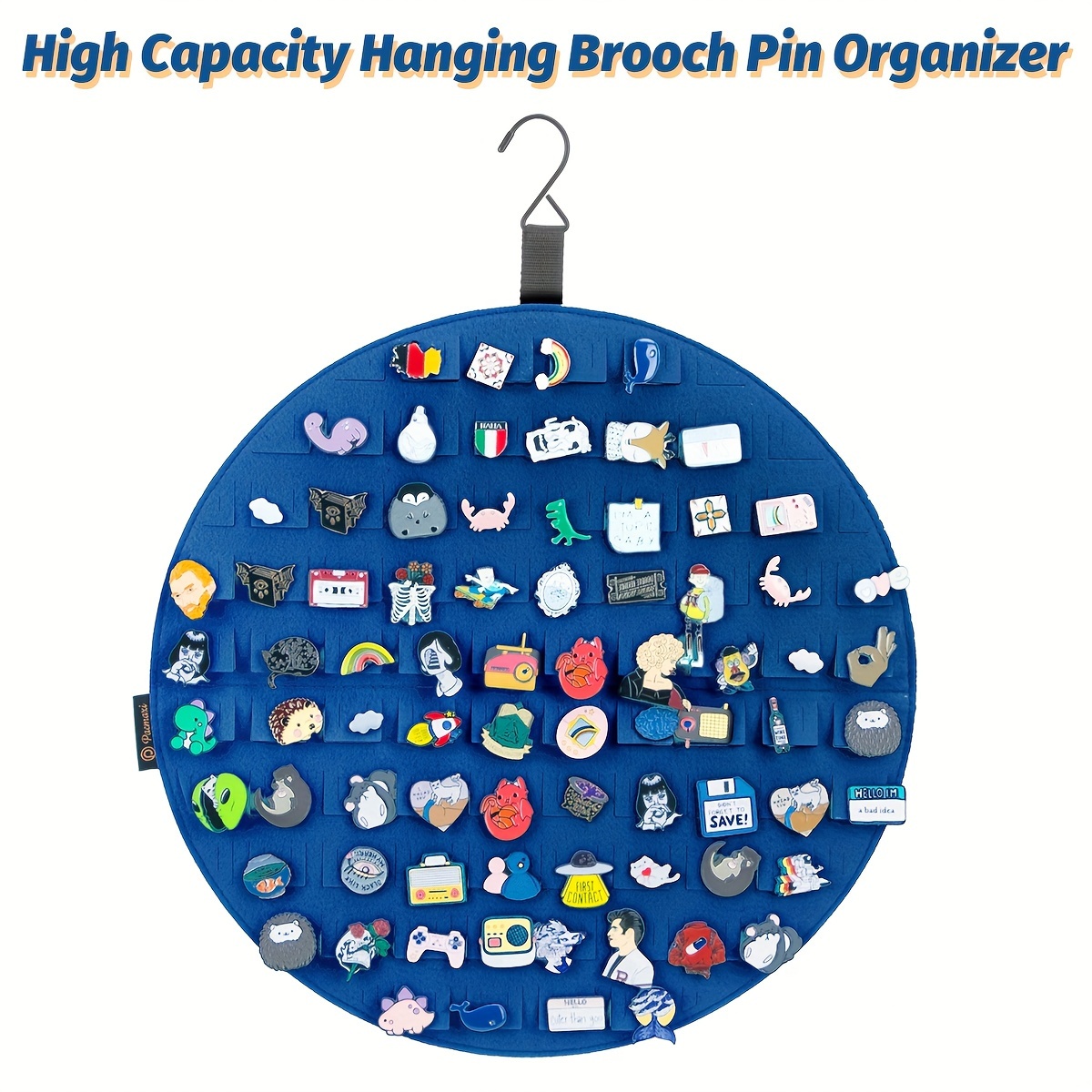 Hanging Brooch Storage Pin Organizer Wall Display Stand Banner
