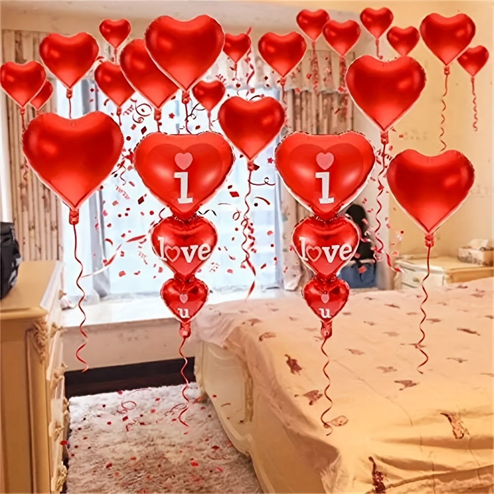 20pcs Red Heart Balloons 2pcs Love Heart String Balloons Support Ammonia  Valentines Day Decoration Gift Idea Wedding Birthday Party Decoration  Valentines Day Balloons Ribbon - Toys & Games - Temu United Kingdom