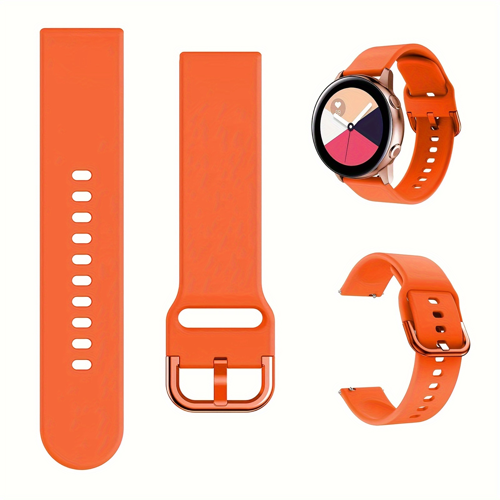 Correa de silicona para Samsung Galaxy Watch 4, Classic, 3, 46 y 42mm,  active 2