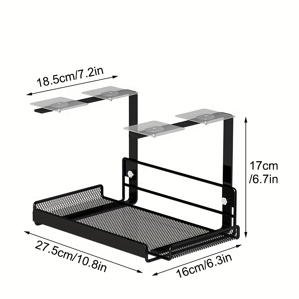 Underdesk Cable Tidy Shelf Punchfree Cable Storage Box - Temu